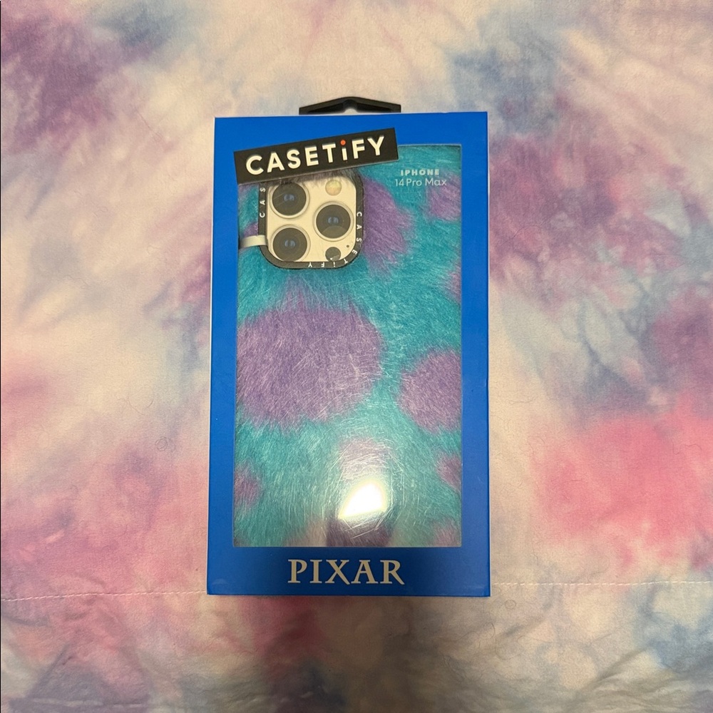 Casetify Pixar Faux Fur Phone Case (Teal & Purple)